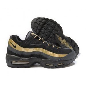 Кроссовки Nike air max 95 Essential арт.104220 009 черный/золото (black/gold)