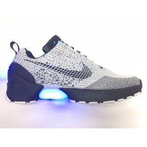 Кроссовки Nike HyperAdapt 1.0 арт.418855 003 серебристо-серый/ч-белый (Metallic Silver/Black-White)
